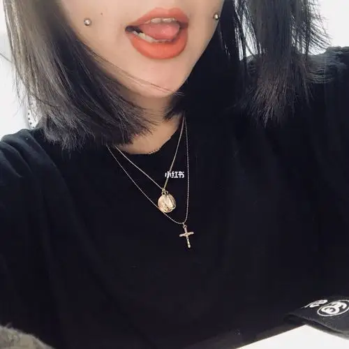 酒窝钉06北京 穿孔 穿刺