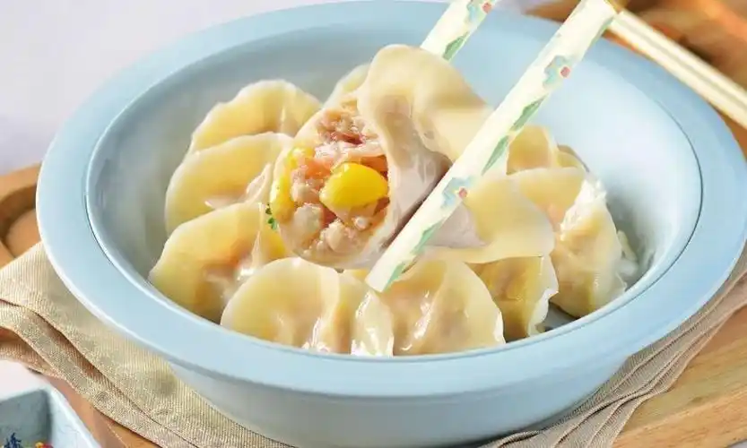 玉米猪肉饺子图片