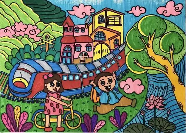 彩云杯中小学生绘画比赛小学组二等奖获奖作品展示3