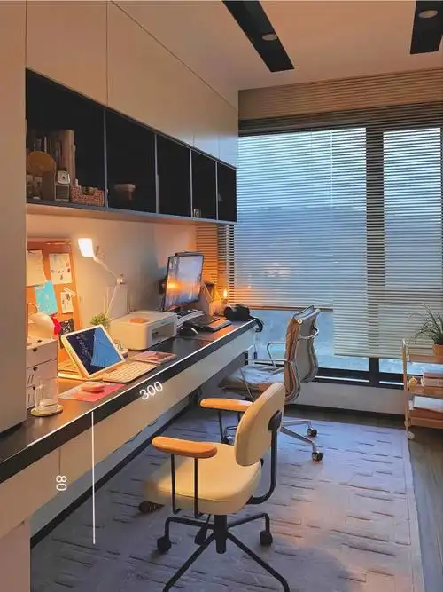 书房电竞房合二为一的设计来啦