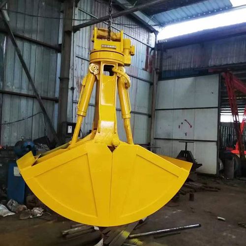 奥莱挖掘机贝壳斗 挖掘机土方斗 双开液压抓斗