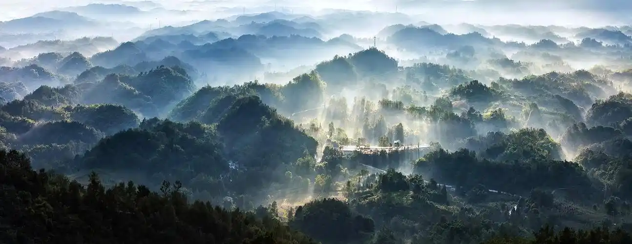 惟见群山郁如蓝 - 自然风光 - 中国数码摄影家论坛 - 摄影交流论坛