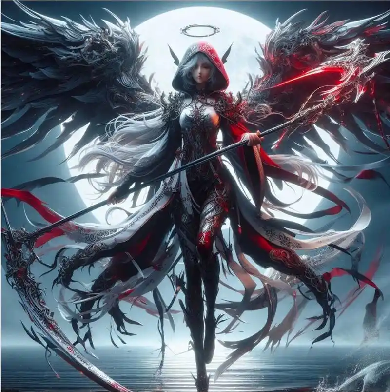 天使与恶魔#绘画# #动漫插画