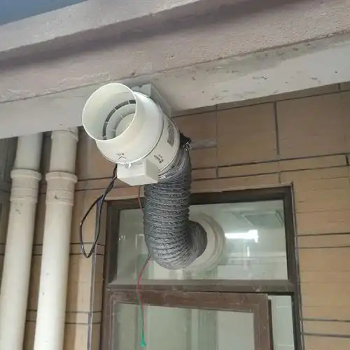 风机鸿冠管道排风扇厨房油烟换气扇强力静音抽风换气扇