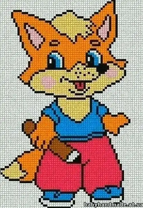 刺绣图案卡通(刺绣图案简单情侣) - 刺绣图案 - 刺绣教程针法大全 -