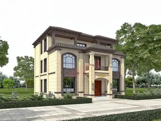 占地160平的豪华三层别墅,入户超大堂屋,对称设计大气上档次