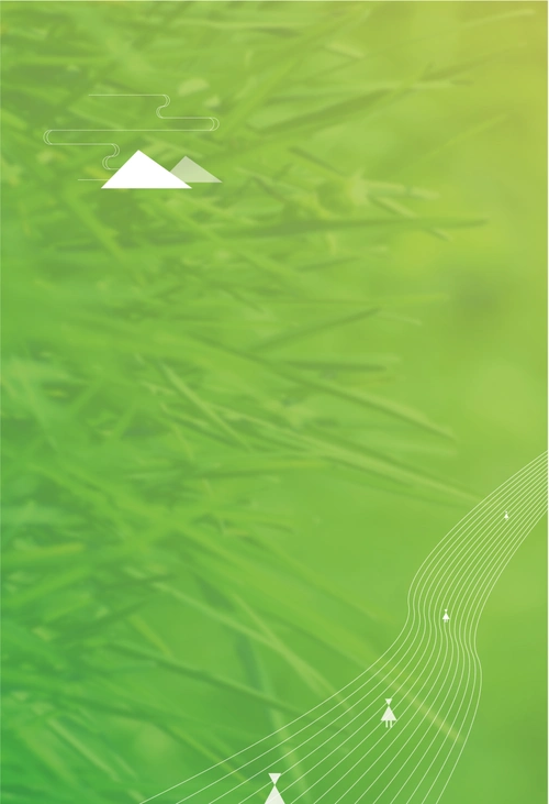 清风徐来绿色水波纹海报背景素材