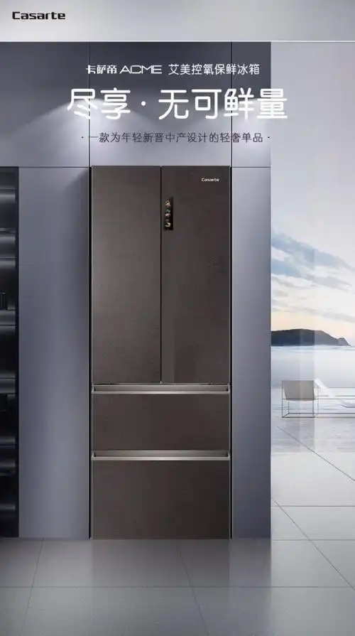 卡萨帝冰箱500升钛灰bcd500wlcfd8fvau1