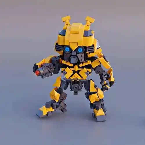 乐高版变形金刚电影角色moc_造型_细节_积木