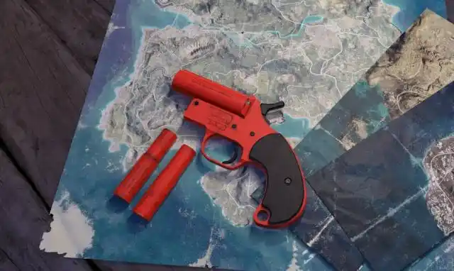 刺激战场:在游戏中捡到了信号枪正确的用途!