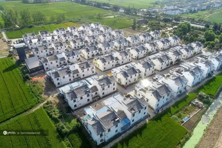 江苏涟水农村安置房风景美