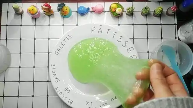 无胶水在家用自制胶水制作鼻涕泥q弹水嫩还不粘手简单易学