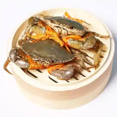 爷爷养的蟹三门青蟹处子蟹菜鲟肉鲟海蟹海鲜鲜活水产800克3-4只装