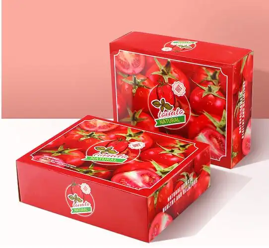 南宁番茄圣女果彩盒定制彩印 南宁水果纸箱厂家直销_纸箱_物流包装