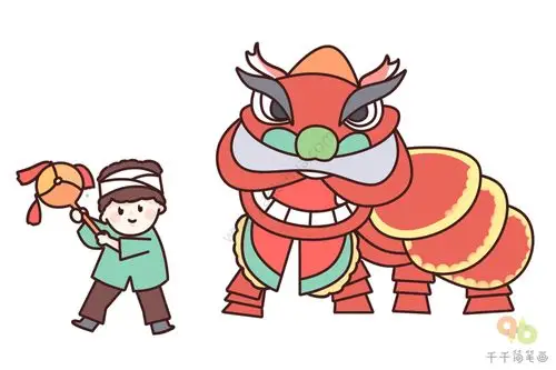 宝宝英文认知 学习舞狮的英语单词_宝宝英文认知简笔画