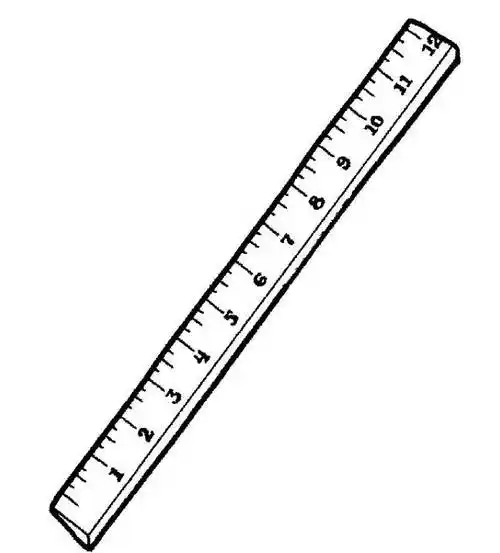 尺子简笔画 带颜色的尺子简笔画图片大全