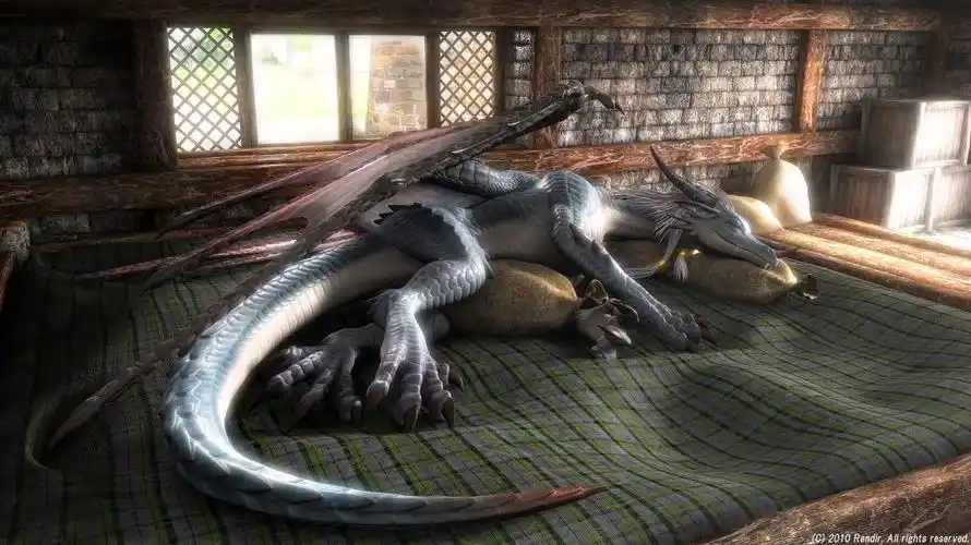 为什麼西方巨龙睡觉都喜欢趴着睡而不是躺着呢?