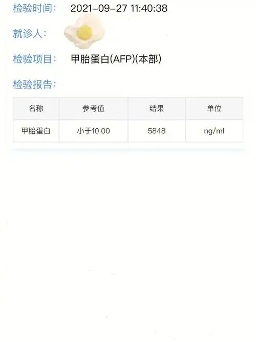 肝癌记录下治疗过程中甲胎蛋白变化