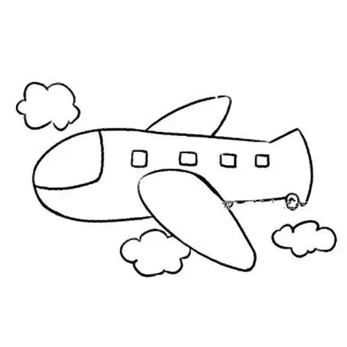 q版交通工具客机