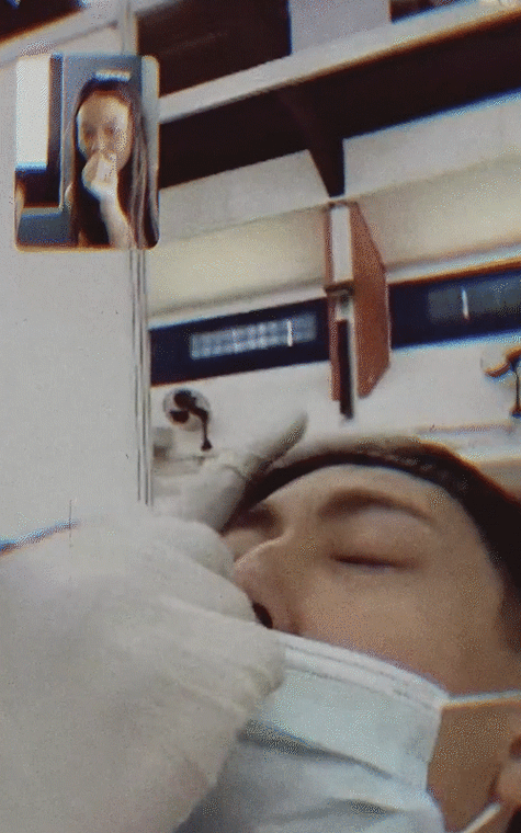 看着都痛吴尊直播核酸检测捅鼻子neinei害怕不敢看