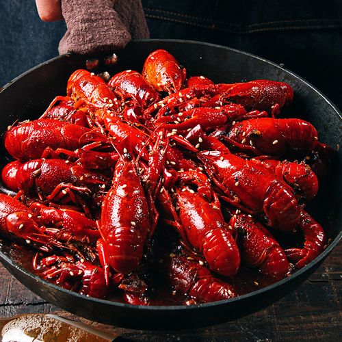 麻辣小龙虾即食熟食蒜香十三香冷冻加热2斤装商用整虾加热即食