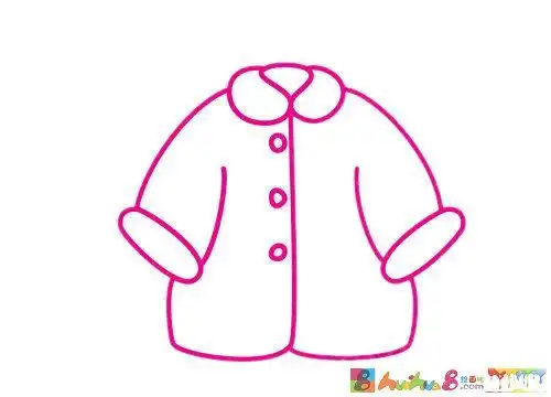 儿童简笔画大衣