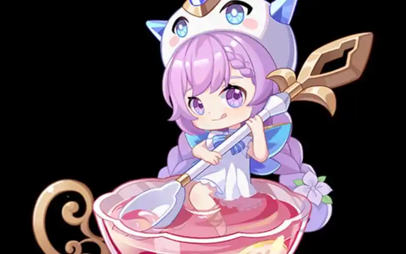 奥拉星手游银河新皮茶中少女语音及特效展示