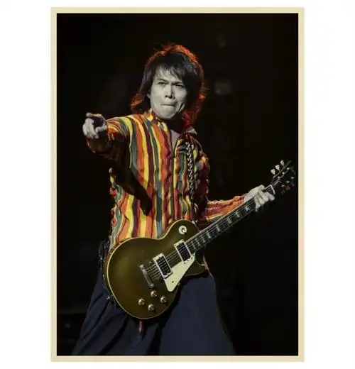 伍佰海报人物明星贴画装饰画摇滚海报墙贴音乐歌手酒吧学生画