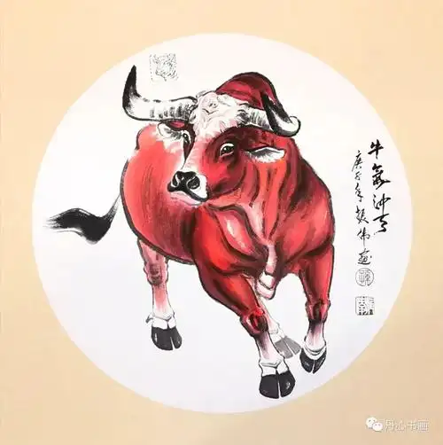 鸿运当头,牛气冲天|青年实力派画家孙振伟(道鸿)