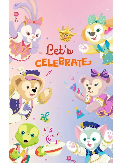 太喜欢上海迪士尼5岁生日的达菲壁纸啦