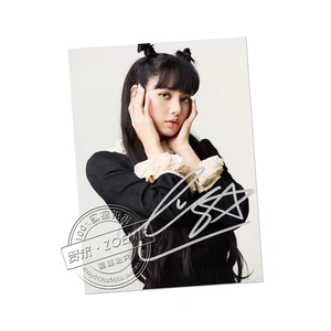 【全新现货】blackpink lisa 亲笔签名 宣传照片7寸 b款