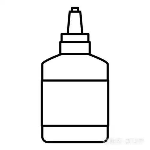 线创意胶水学校工具作业矢量插图插画-正版商用图片17w6nr-摄图新视界