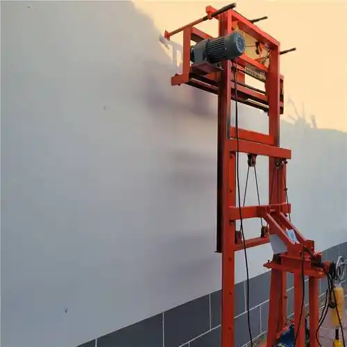 定制全自动sd11框架式墙面处理凿毛机立面拉毛机