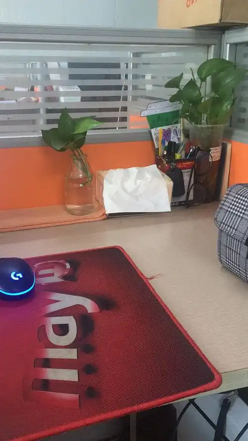 办公桌一角励志