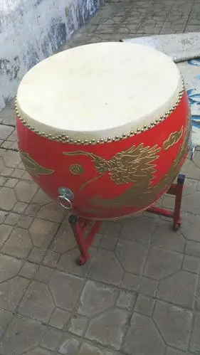舞龙牛皮鼓舞舞狮用鼓堂鼓架子质保一年打破堂鼓
