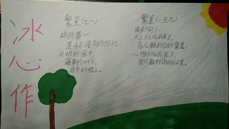 关于犀牛的现代诗手抄报手抄报简单又好看