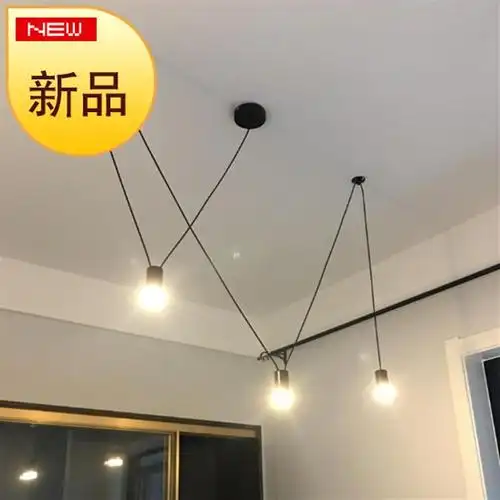 吊灯韩国现代吧台vibia线灯diay线条餐厅卧室吊灯