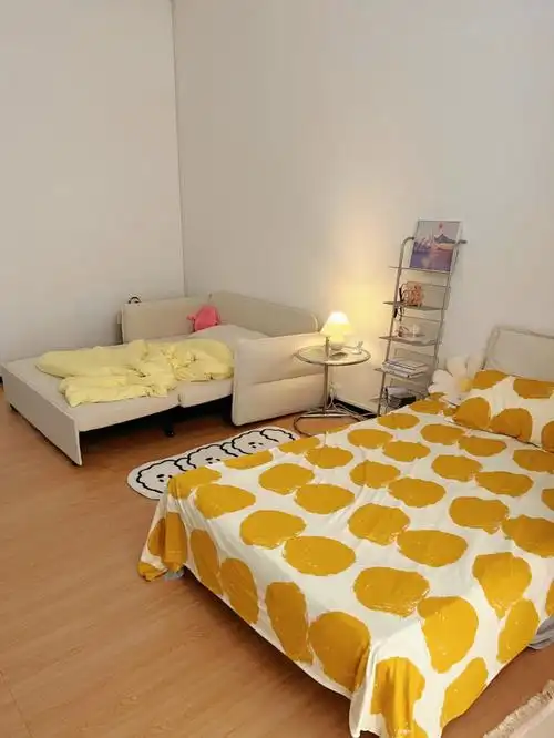 卧室有两张床是什么体验来我家一起住