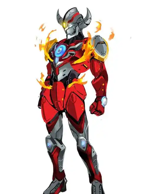 欧布奥特曼的四个机甲形态,暴炎形态和重光形态真的帅气_疾风_头部