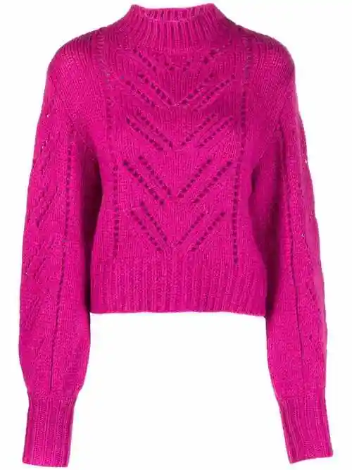 red valentino 网眼编织针织毛衣 图 1