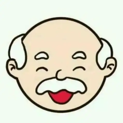 老爷爷人物头像简笔画