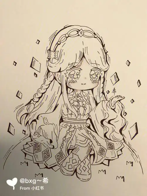 斗罗大陆宁荣荣五年之约原创手绘日常教程