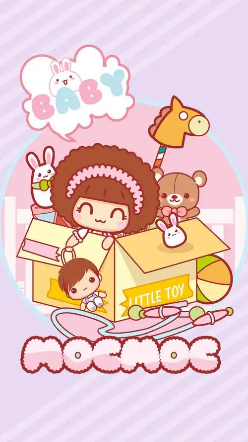 可爱摩丝摩丝宝宝插画 | 摩丝摩丝 - 原创作品 - 涂鸦王国插画