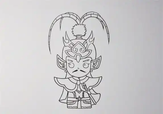 周瑜简笔画 - 扬帆号