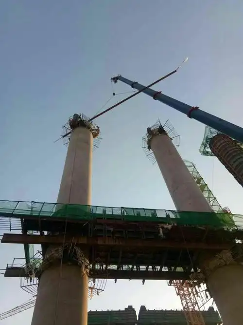 吊沟大桥左幅2#抱箍安装