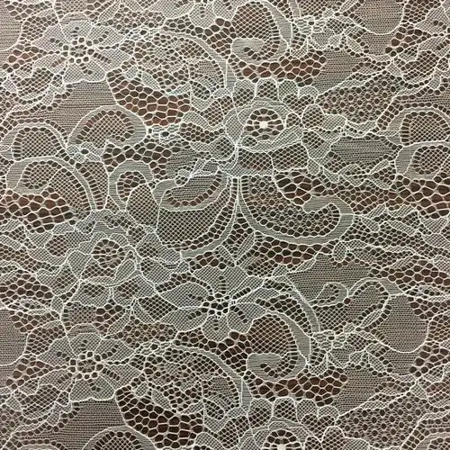 锦纶蕾丝花边面料 无弹大盘花面料 婚纱裙子箱包手套玩具配饰布料