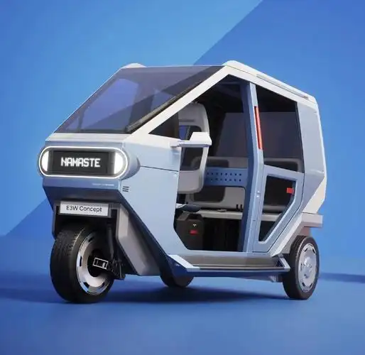 现代印度电动三轮车设计