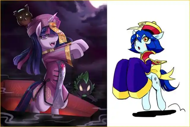 《小马宝莉》同人漫画本子层出不穷,蹦跶的僵尸小马汉娜表情亮了