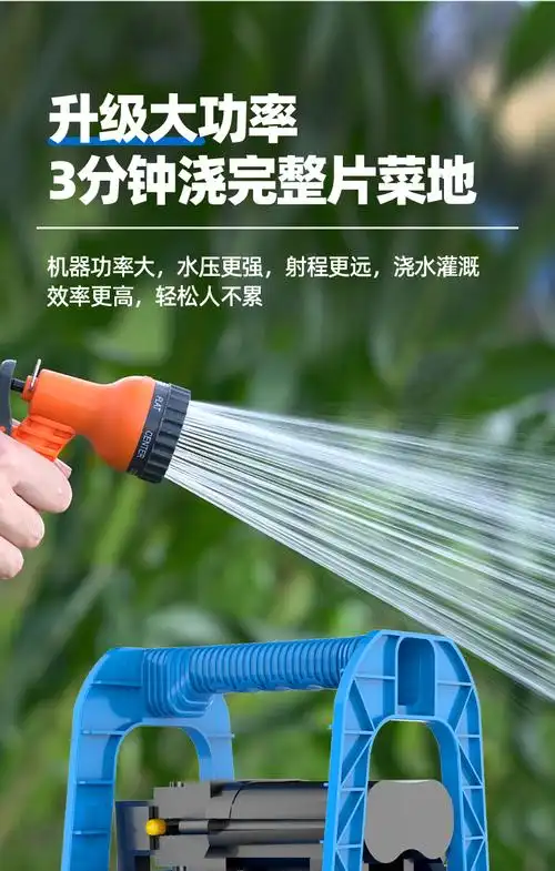 充电式抽水泵电动小型家用抽水机浇菜浇地神器浇水机农用田园灌溉12ah