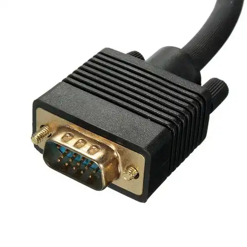 vga一分二线 vag一公分二母连接线 高清电脑主机显示器转换器接线